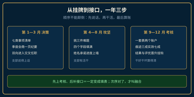 从挂牌到接口的三阶段演进路线